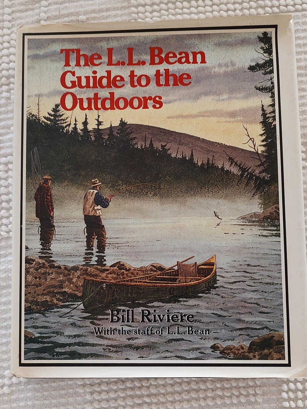 L.L. Bean Illustrated Outdoor Fishing Cover - Red Title